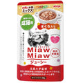 Aixia Miaw Miaw Juicy Meat & Fish Mix With Tuna Adult Pouch Cat Food 60g x 12