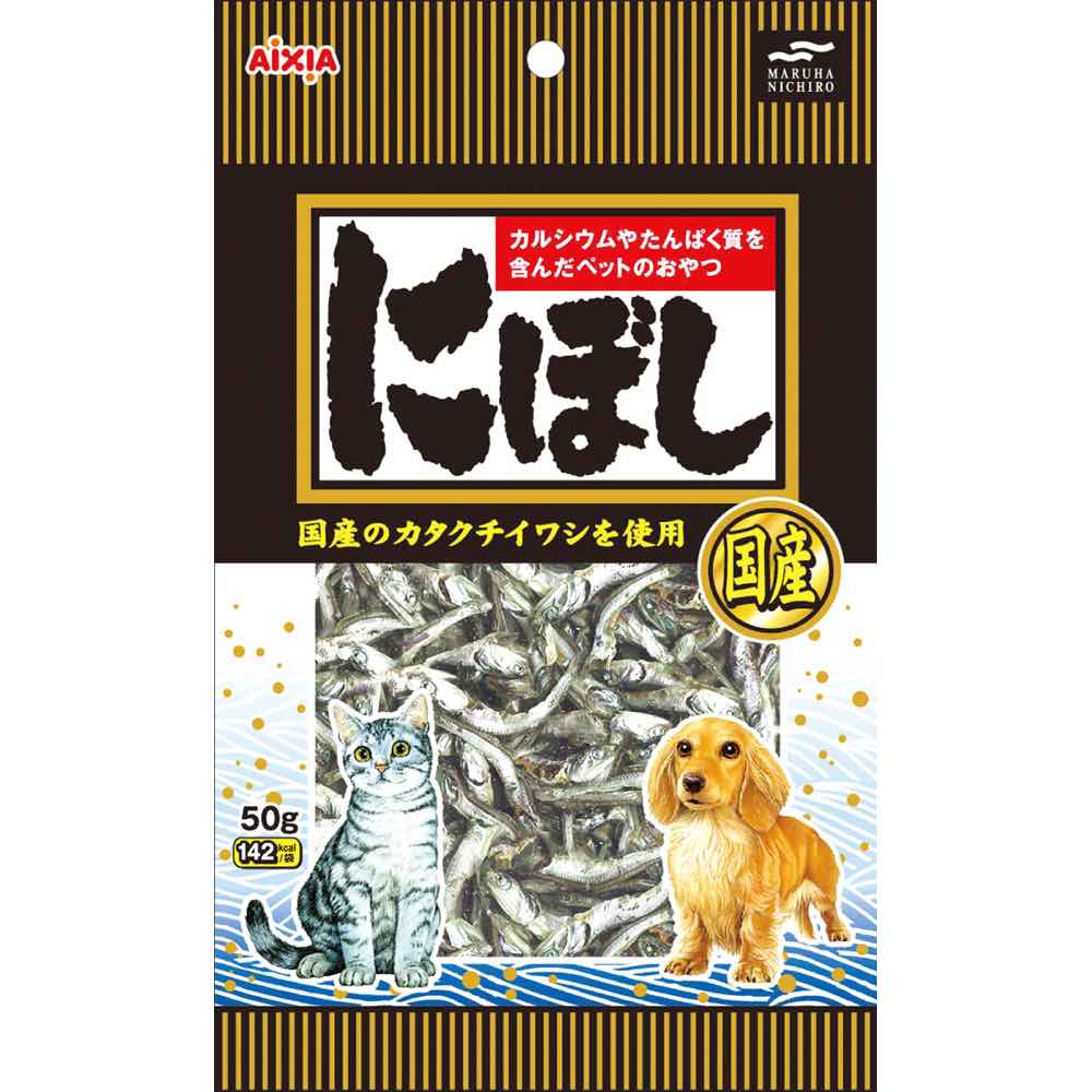 Aixia Niboshi Anchovy Cat Treats Kohepets