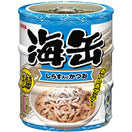 Aixia Umi-Can Mini Skipjack Tuna With Whitebait Canned Cat Food 60g x 3