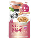 Aixia Miaw Miaw Salmon & Skipjack Tuna Pouch Cat Food 60g