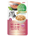 Aixia Miaw Miaw Salmon & Skipjack Tuna With Tuna Pouch Cat Food 60g - Kohepets