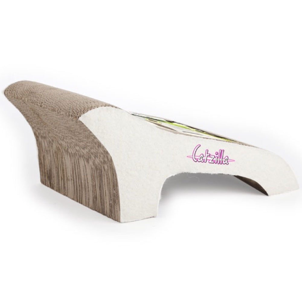 All For Paws Catzilla Chaise Lounge Large Cardboard Scratcher - Kohepets