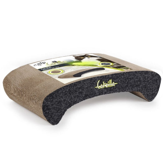 All For Paws Catzilla Wave Cardboard Scratcher - Kohepets