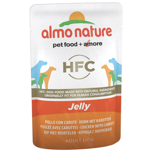 Almo Nature Classic Chicken & Carrots In Jelly Pouch Dog Food 70g - Kohepets