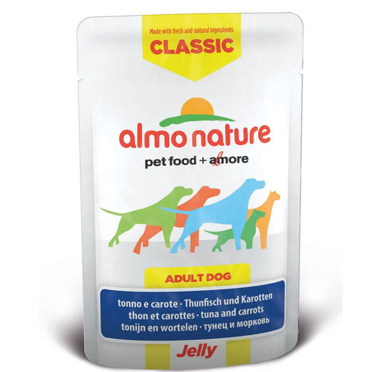 Almo Nature Classic Tuna & Carrots In Jelly Pouch Dog Food 70g - Kohepets