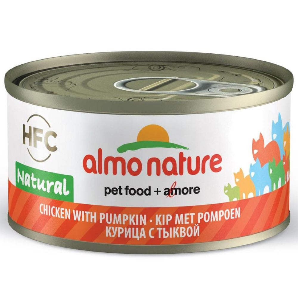 Almo Nature HFC Natural Chicken With Pumpkin Canned Cat Food 70g - Kohepets