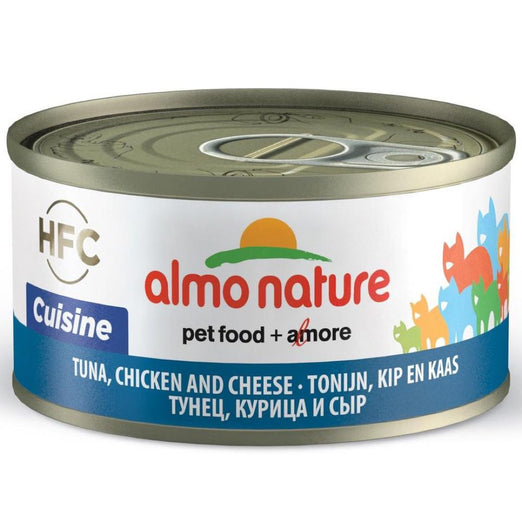Almo Nature Tuna, Chicken & Cheese Canned Cat Food 70g - Kohepets