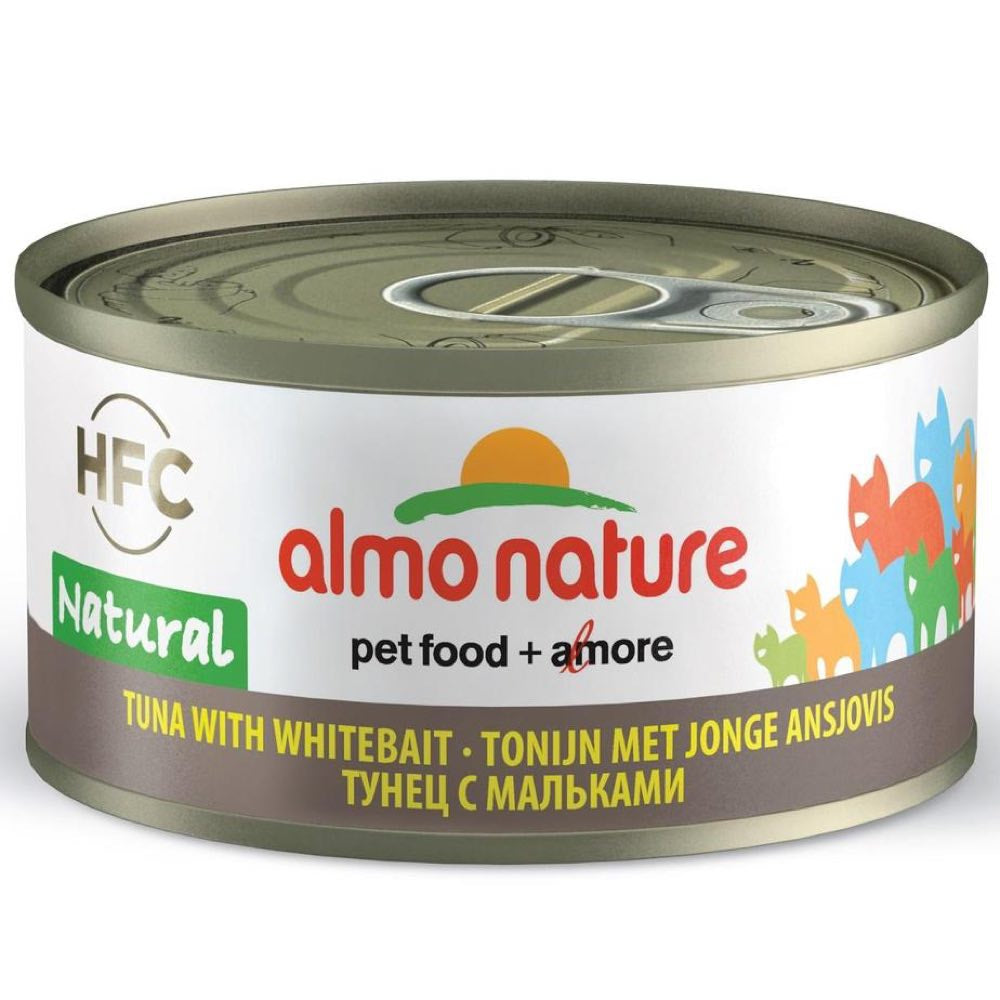 Almo Nature HFC Natural Tuna With Whitebait Canned Cat Food 70g - Kohepets