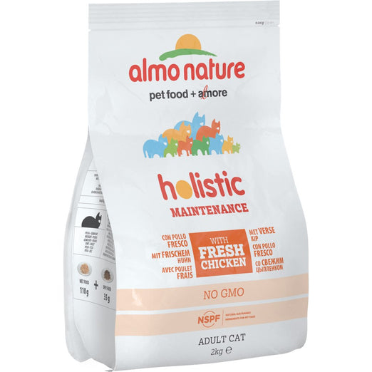 Almo Nature Holistic Adult Chicken and Rice Dry Cat Food 2kg - Kohepets