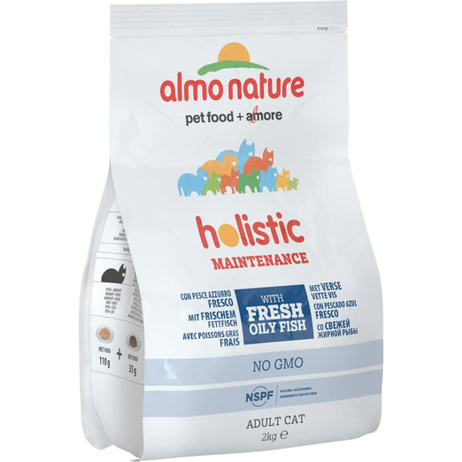 Almo Nature Holistic Adult Oily Fish and Rice Dry Cat Food 2kg - Kohepets