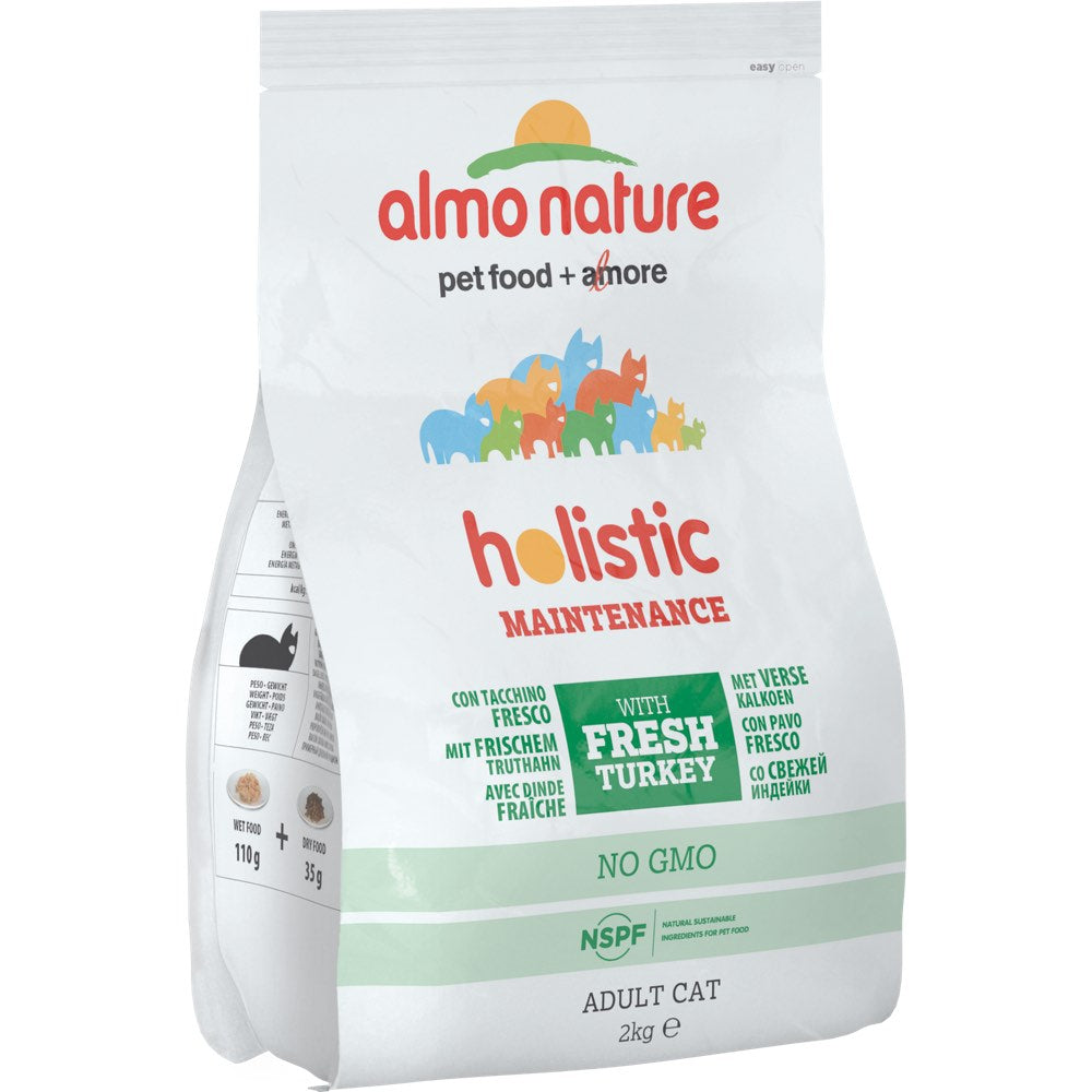 Almo Nature Holistic Adult Turkey and Rice Dry Cat Food - Kohepets