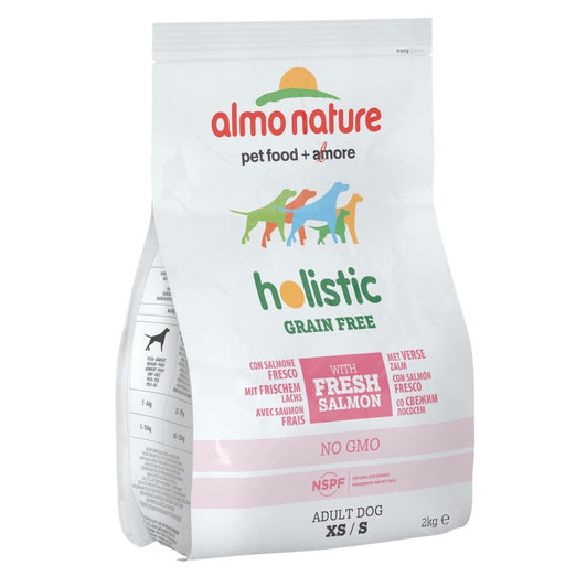 Almo Nature Holistic Extra Small to Small Adult Grain Free Salmon Dry Dog Food 2kg - Kohepets