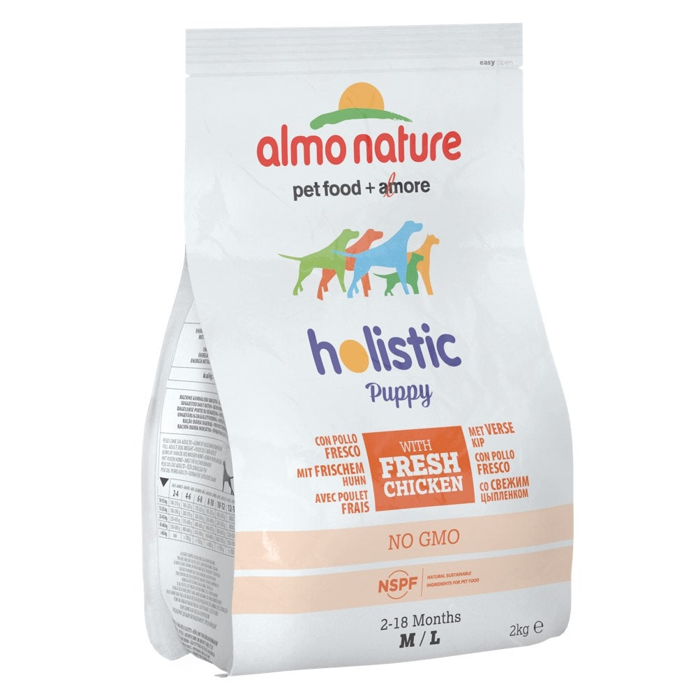 Almo Nature Holistic Medium Puppy Chicken & Rice Dry Dog Food - Kohepets