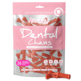 28% OFF: Altimate Pet Cranberry Toothbrush Mini Dental Dog Treats 26pc - Kohepets