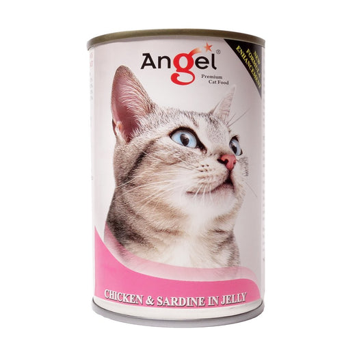Angel Chicken & Sardine In Jelly Canned Cat Food 400g - Kohepets