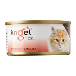Angel Skipjack Flake In Jelly Canned Cat Food 80g - Kohepets