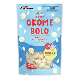 Animan Okome Bolo Rice Crackers Small Animal Treats 15g - Kohepets