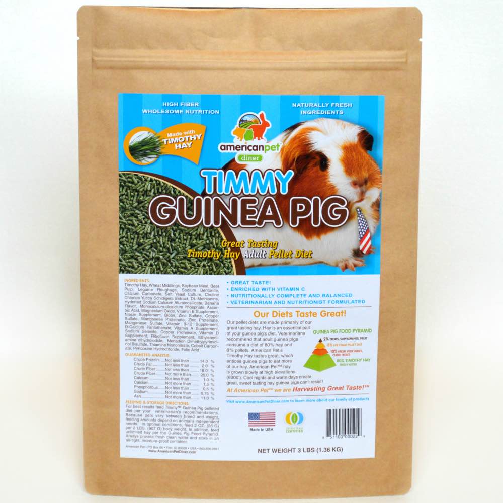 American Pet Diner Timmy Guinea Pig Pellet Food - Kohepets