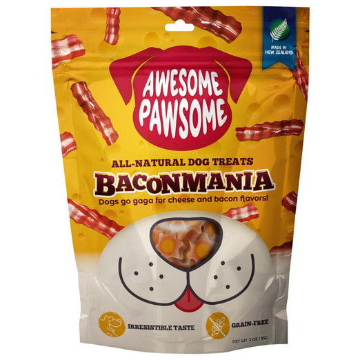 Awesome Pawsome Baconmania Grain-Free Dog Treats 3oz - Kohepets