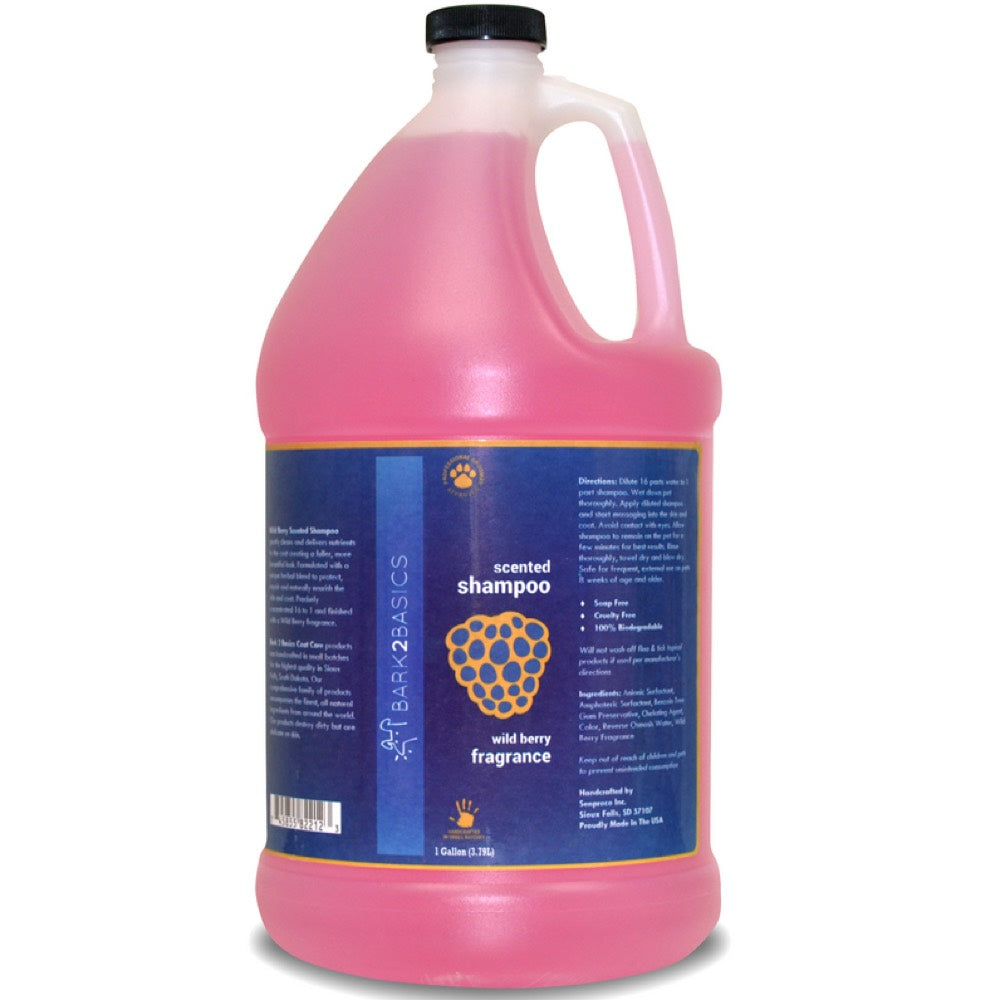 Bark 2 Basics Wild Berry Shampoo 1 Gallon - Kohepets