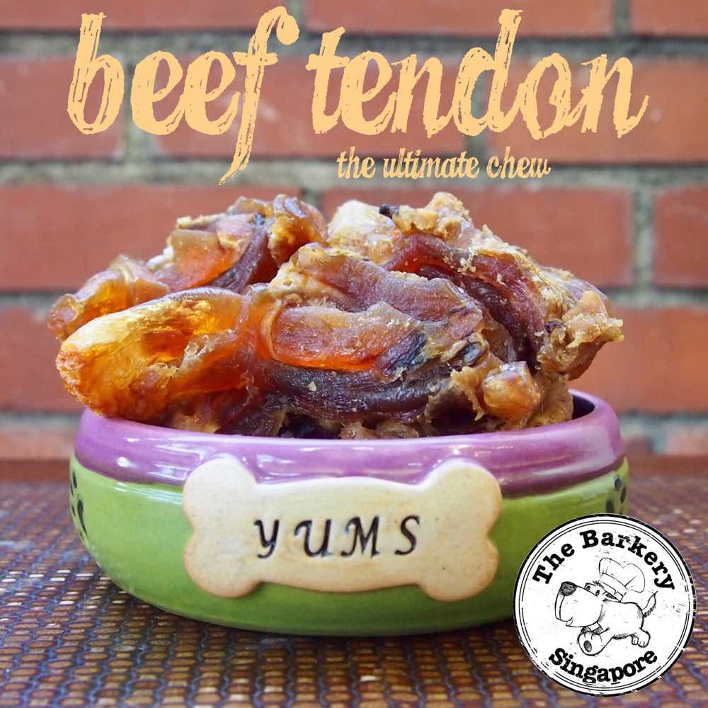 The Barkery Beef Tendon Dehydrated Dog Treats 200g - Kohepets
