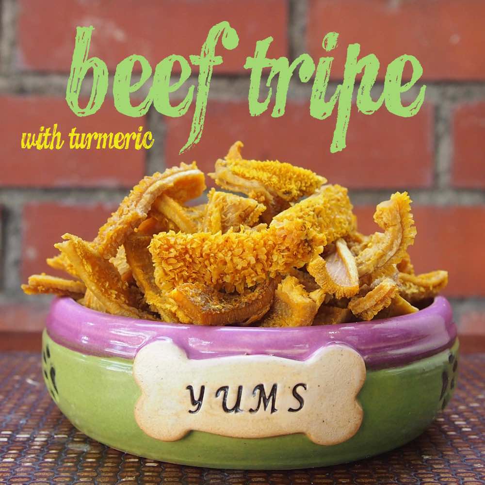 The Barkery Beef Tripe Dehydrated Dog Treats Kohepets