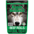 Basic Instinct Beef Rolls Natural Dog Treat 200g - Kohepets