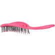 Bass Brushes Bio-Flex Swirl Detangling Hair Brush For Cats & Dogs (Pink)
