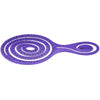 Bass Brushes Bio-Flex Swirl Detangling Hair Brush For Cats & Dogs (Purple)