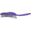 Bass Brushes Bio-Flex Swirl Detangling Hair Brush For Cats & Dogs (Purple)
