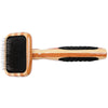 Bass Brushes De-Matting Soft Pin Striped Slicker Brush For Cats & Dogs (Extra Small)
