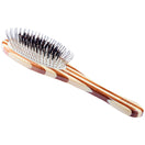 Bass Brushes Hybrid Groomer Striped Brush For Cats & Dogs (Medium)