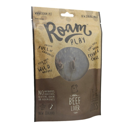 Roam Play 100% Beef Liver Air Dried Dog Treats 125g - Kohepets