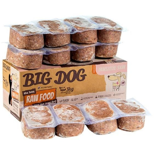 10% OFF: Big Dog Barf Sensitive Skin Frozen Raw Dog Food (12 packs x 250g) - Kohepets