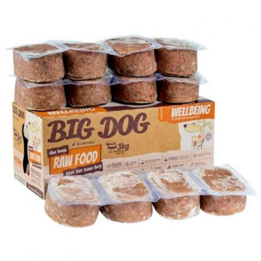 10% OFF: Big Dog Barf Wellbeing Frozen Raw Dog Food (12 packs x 250g) - Kohepets