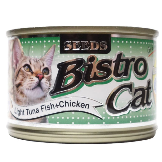 15% OFF (Exp 21 Feb): Bistro Cat Light Tuna Fish & Chicken Canned Cat Food 170g - Kohepets