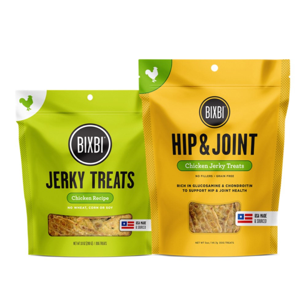 21% OFF: Bixbi Jerky Hip & Joint + Jerky Original Chicken Dog Treats Bundle - Kohepets