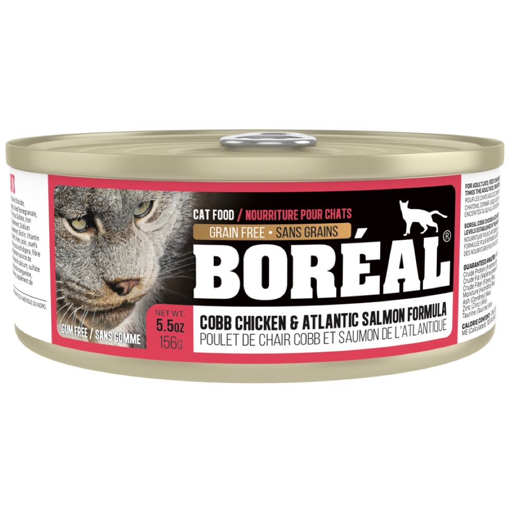 Boreal Cobb Chicken & Atlantic Salmon Grain Free Canned Cat Food 156g - Kohepets