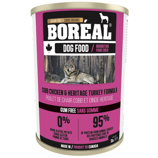 Boreal Cobb Chicken & Heritage Turkey Grain Free Canned Dog Food 369g - Kohepets
