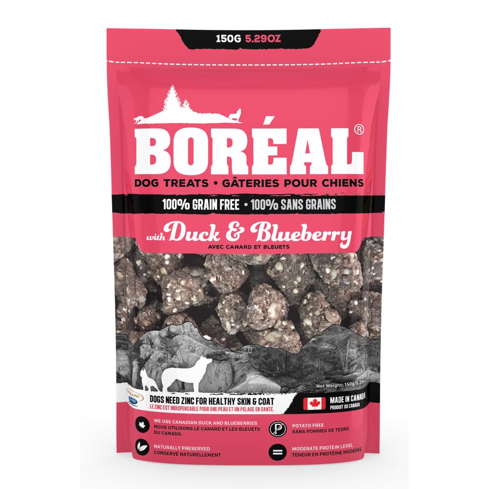 Boreal Duck & Blueberry Grain Free Dog Treats 150g - Kohepets