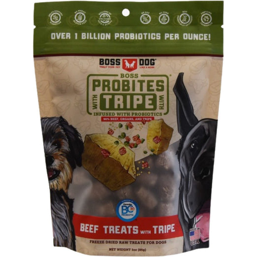 $11 OFF: Boss Dog ProBites Beef With Tripe Grain-Free Freeze-Dried Dog Treats 85g