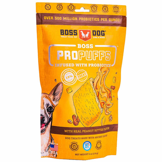 3 FOR $42: Boss Dog Propuffs Peanut Butter Dog Treats 170g - Kohepets