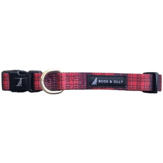 Boss & Olly Dog Collar (Lumberjack Plaids) Kohepets
