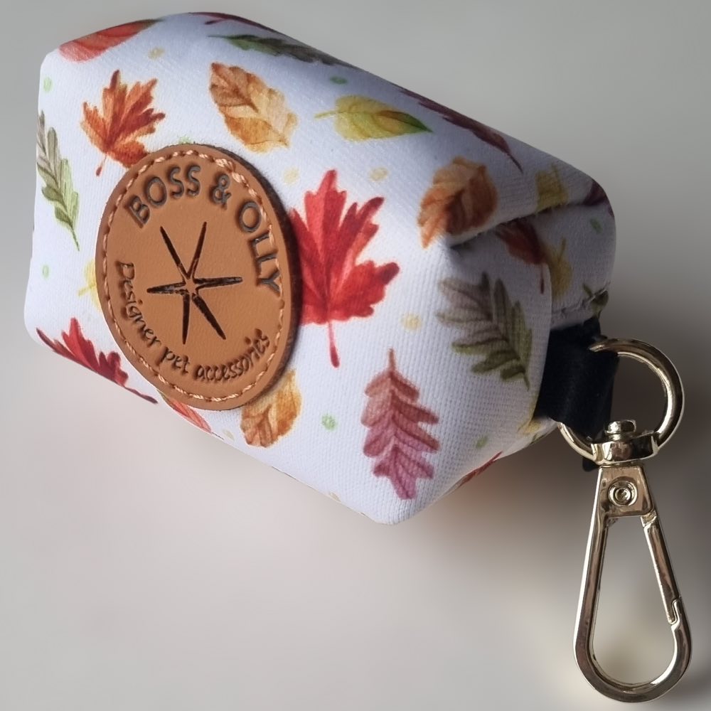 Boss & Olly Dog Poo Bag Holder (Autumn Leaves)