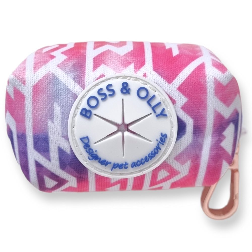 Boss & Olly Dog Poo Bag Holder (Fruity Sorbet)