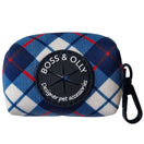 Boss & Olly Dog Poo Bag Holder (Nautical Plaids)