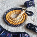 Boss & Olly Hand-Dyed Cotton Rope Dog Leash (Yellow) (Made To Order)