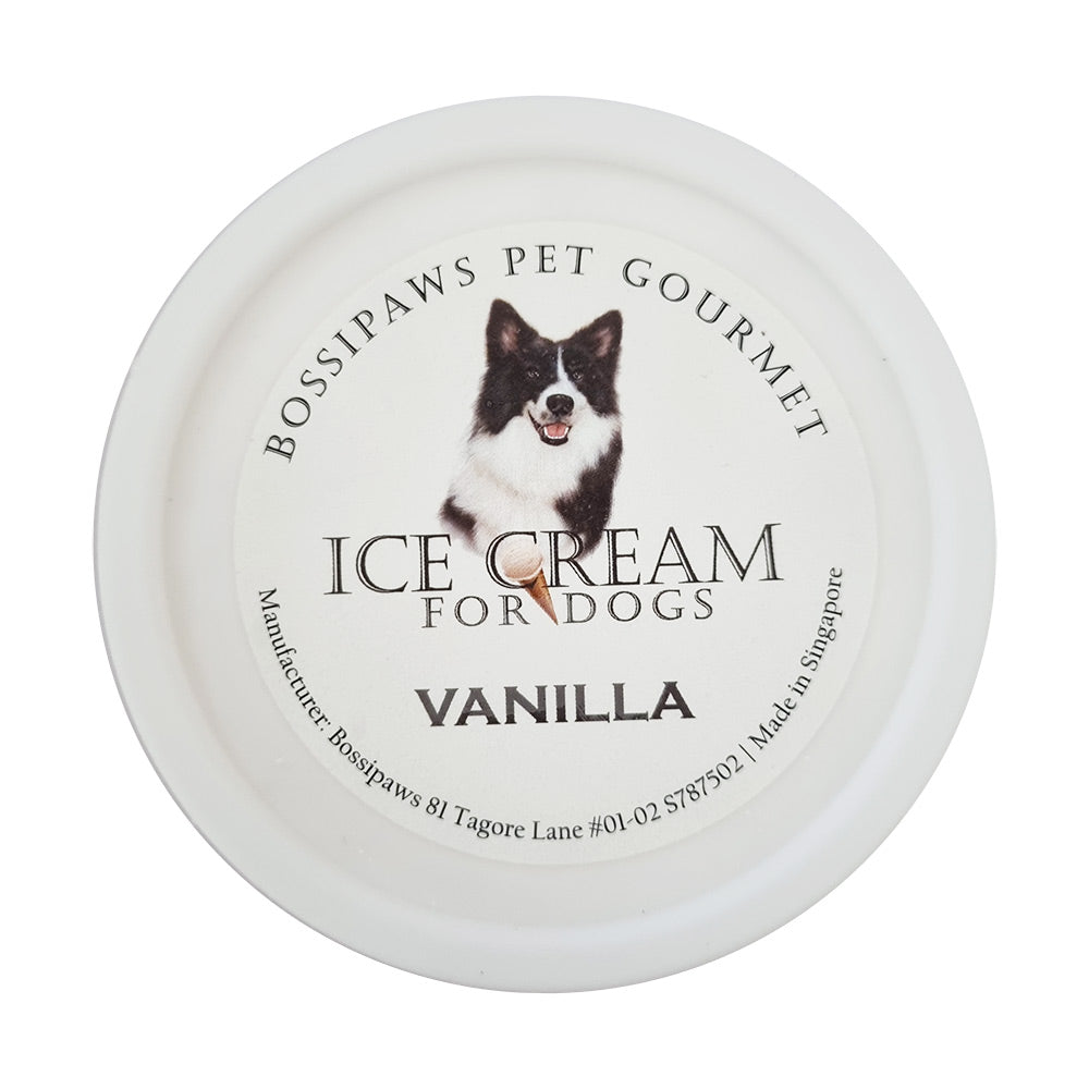BossiPaws Ice Cream Vanilla Frozen Dog Treat 200ml