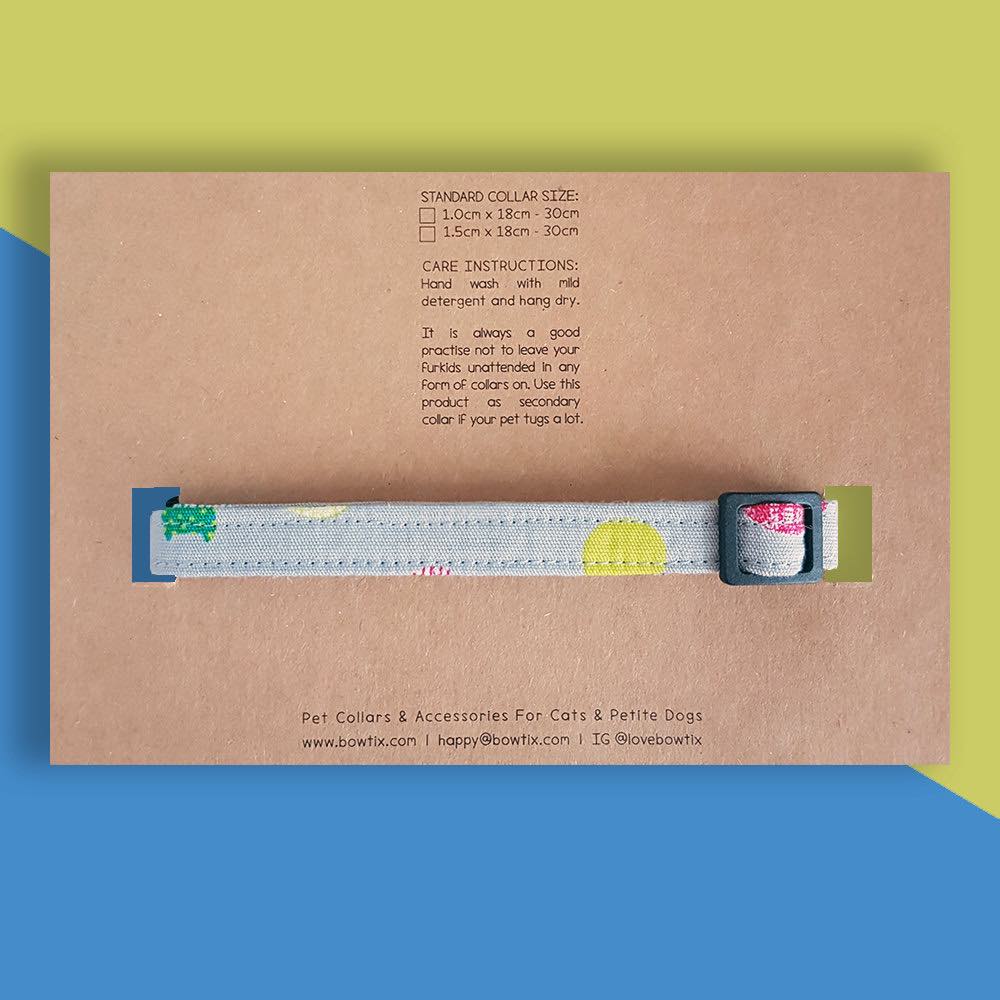 Bowtix Handmade Cat Collar With Removable Bowtie - Color Pops - Kohepets