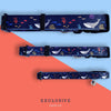 Bowtix Handmade Dog Collar With Removable Bowtie - Seas The Day - Kohepets